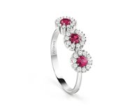 Anello Damiani Donna Margherita in Oro bianco Rubino 20084153 - 20084153